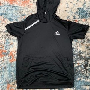 Adidas short sleeve hoodie